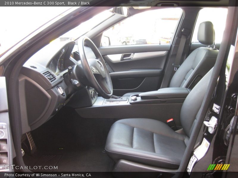 Black / Black 2010 Mercedes-Benz C 300 Sport