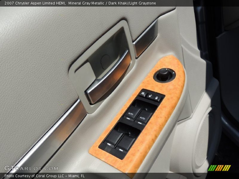 Mineral Gray Metallic / Dark Khaki/Light Graystone 2007 Chrysler Aspen Limited HEMI
