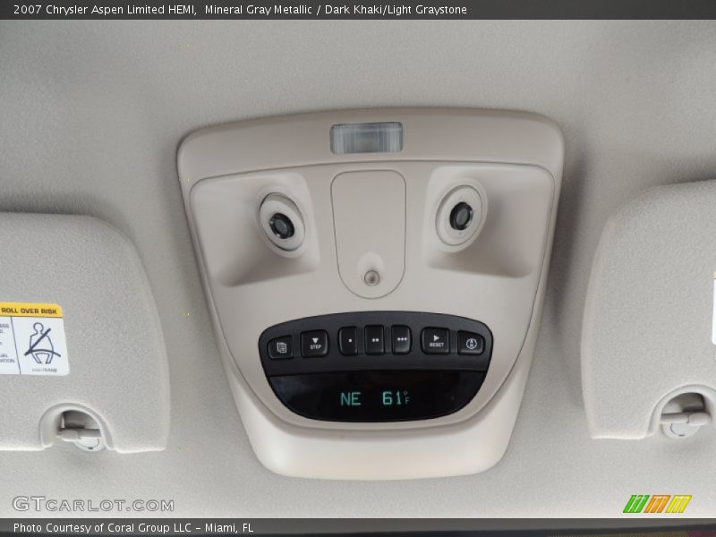 Mineral Gray Metallic / Dark Khaki/Light Graystone 2007 Chrysler Aspen Limited HEMI