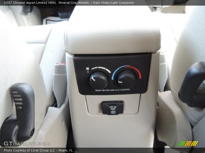 Mineral Gray Metallic / Dark Khaki/Light Graystone 2007 Chrysler Aspen Limited HEMI