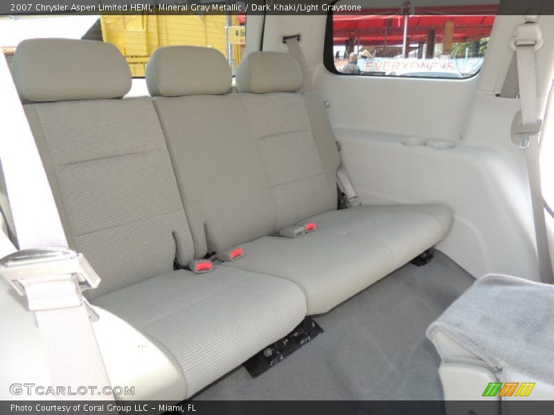 Mineral Gray Metallic / Dark Khaki/Light Graystone 2007 Chrysler Aspen Limited HEMI