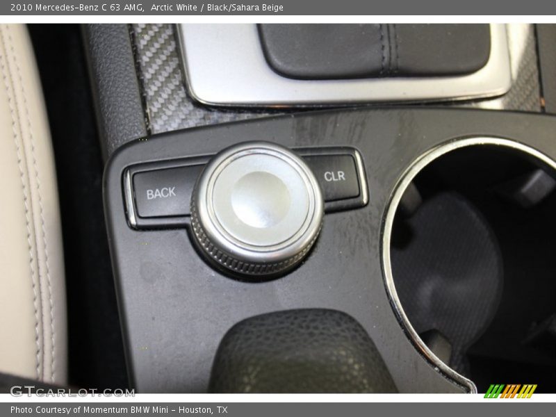 Arctic White / Black/Sahara Beige 2010 Mercedes-Benz C 63 AMG