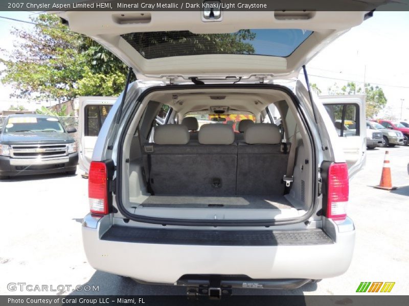 Mineral Gray Metallic / Dark Khaki/Light Graystone 2007 Chrysler Aspen Limited HEMI
