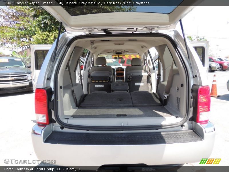 Mineral Gray Metallic / Dark Khaki/Light Graystone 2007 Chrysler Aspen Limited HEMI