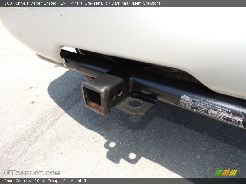 Mineral Gray Metallic / Dark Khaki/Light Graystone 2007 Chrysler Aspen Limited HEMI