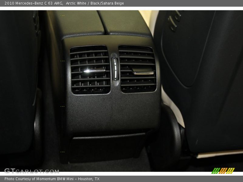 Arctic White / Black/Sahara Beige 2010 Mercedes-Benz C 63 AMG