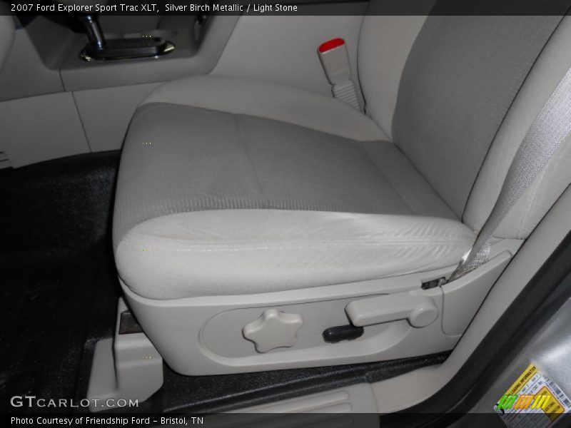 Silver Birch Metallic / Light Stone 2007 Ford Explorer Sport Trac XLT