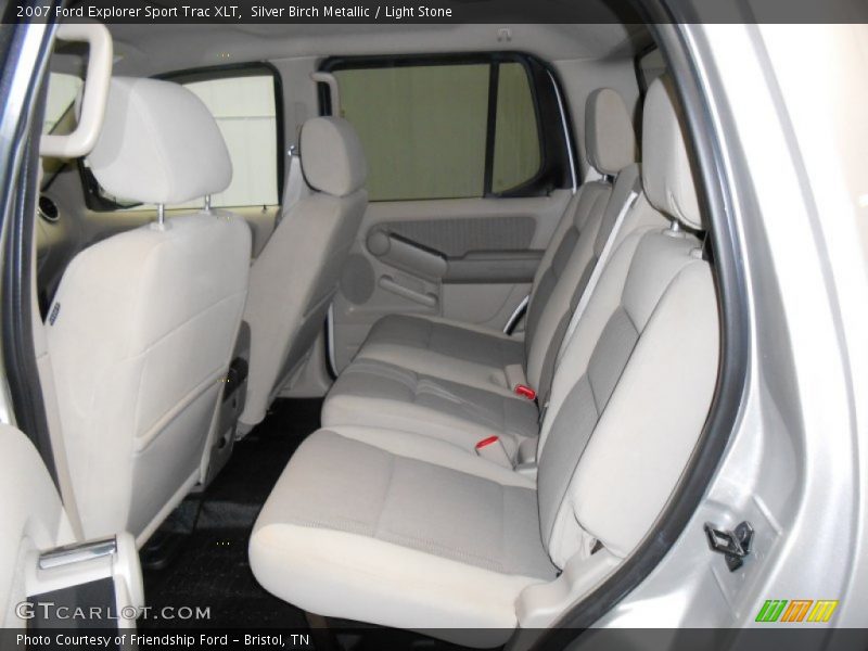 Silver Birch Metallic / Light Stone 2007 Ford Explorer Sport Trac XLT