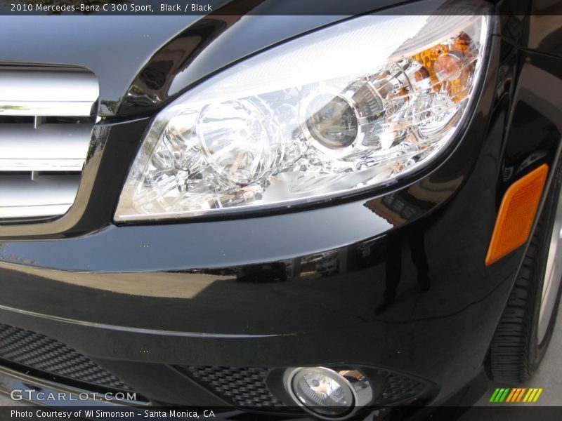 Black / Black 2010 Mercedes-Benz C 300 Sport