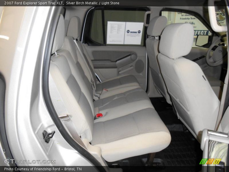 Silver Birch Metallic / Light Stone 2007 Ford Explorer Sport Trac XLT