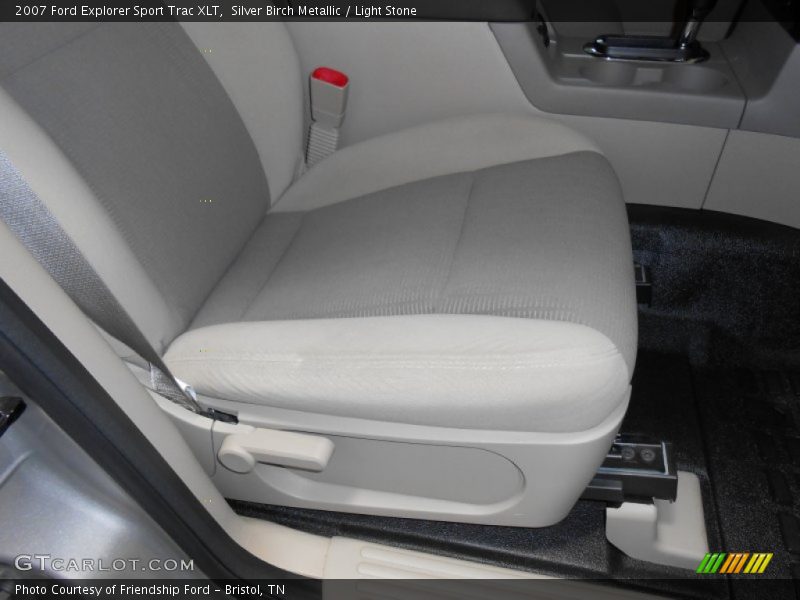 Silver Birch Metallic / Light Stone 2007 Ford Explorer Sport Trac XLT