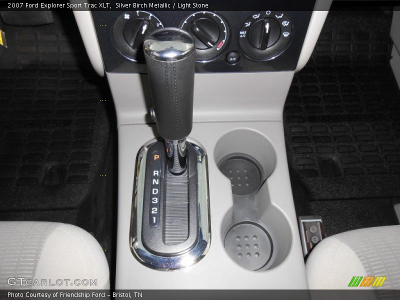 Silver Birch Metallic / Light Stone 2007 Ford Explorer Sport Trac XLT