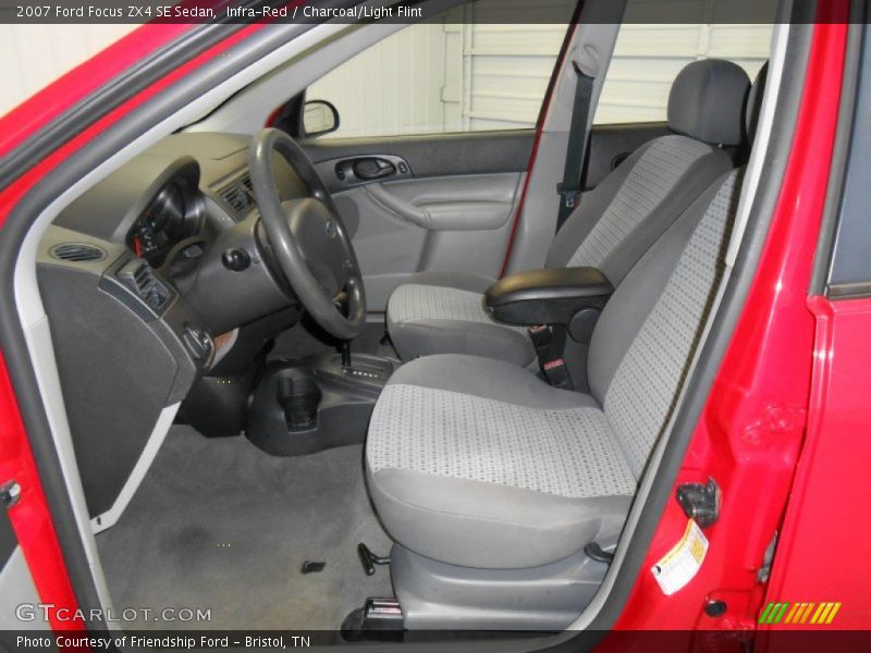 Infra-Red / Charcoal/Light Flint 2007 Ford Focus ZX4 SE Sedan