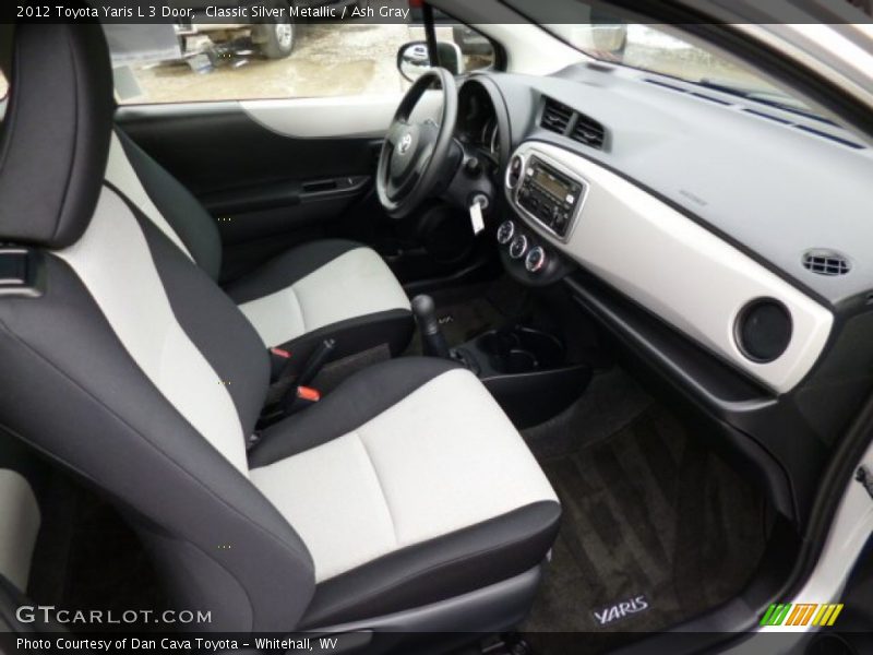 Classic Silver Metallic / Ash Gray 2012 Toyota Yaris L 3 Door