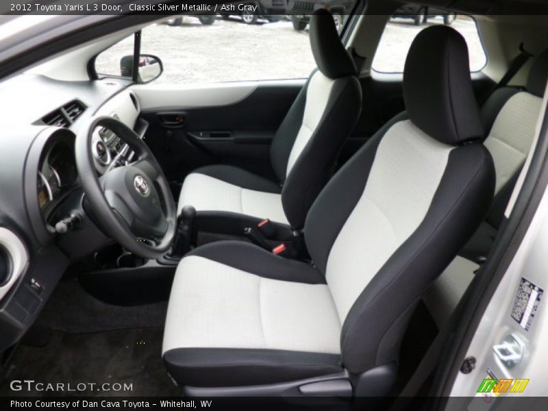 Classic Silver Metallic / Ash Gray 2012 Toyota Yaris L 3 Door