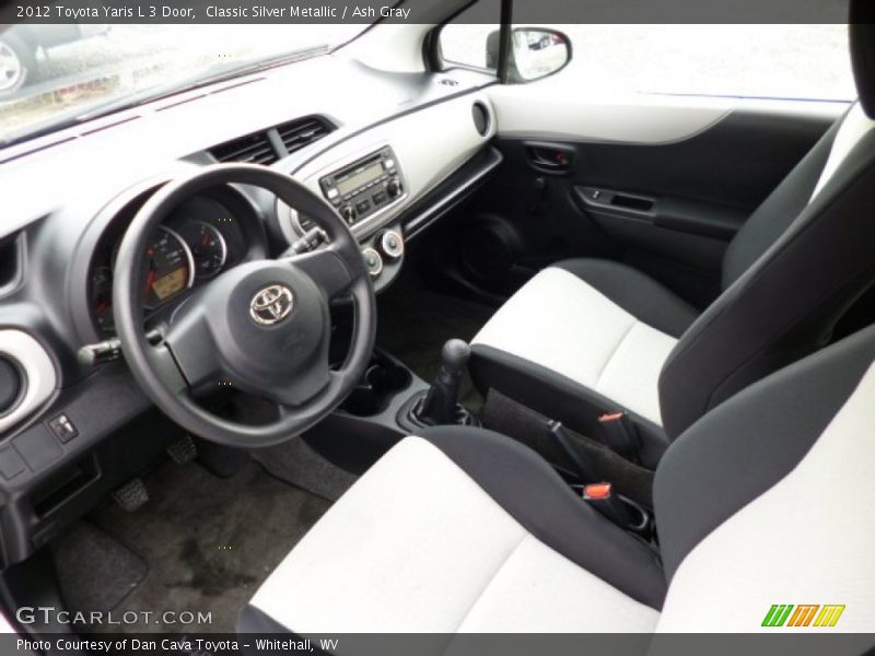 Classic Silver Metallic / Ash Gray 2012 Toyota Yaris L 3 Door