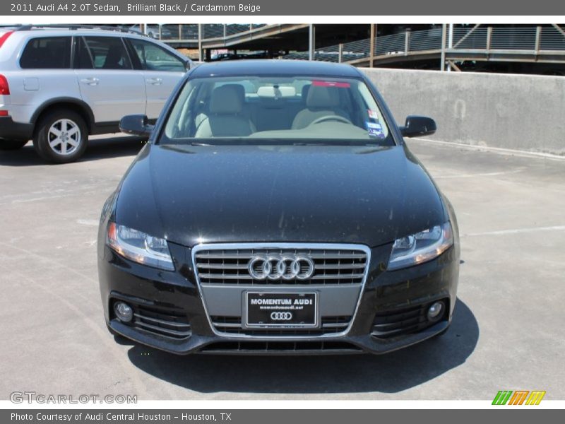 Brilliant Black / Cardamom Beige 2011 Audi A4 2.0T Sedan