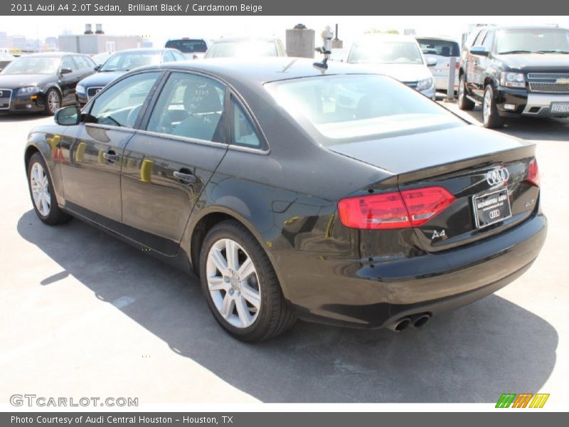 Brilliant Black / Cardamom Beige 2011 Audi A4 2.0T Sedan