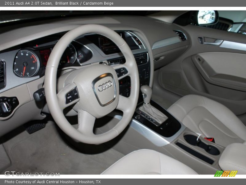Brilliant Black / Cardamom Beige 2011 Audi A4 2.0T Sedan