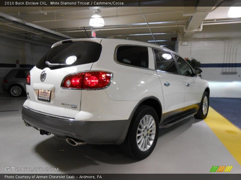 White Diamond Tricoat / Cashmere/Cocoa 2010 Buick Enclave CXL