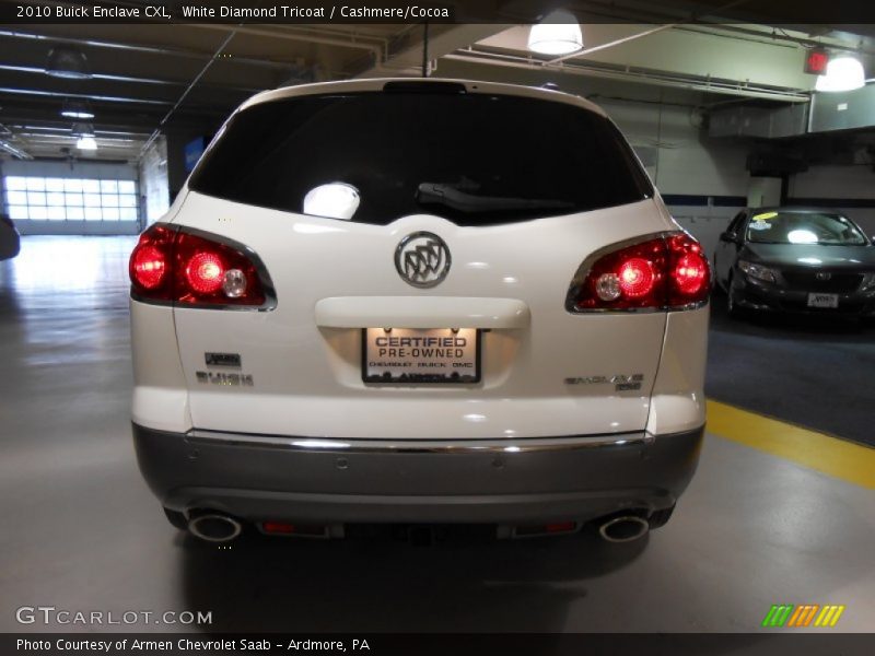 White Diamond Tricoat / Cashmere/Cocoa 2010 Buick Enclave CXL