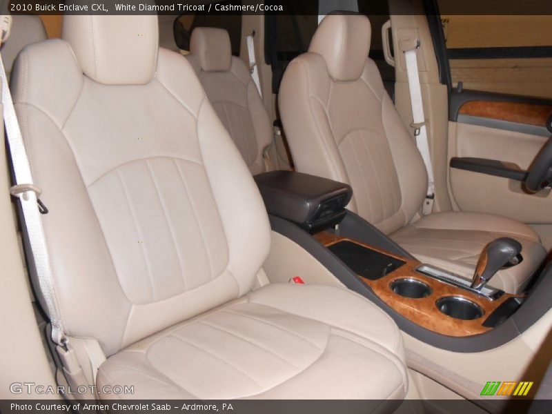 White Diamond Tricoat / Cashmere/Cocoa 2010 Buick Enclave CXL