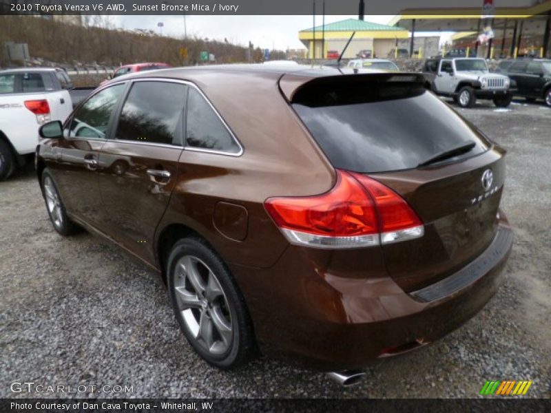 Sunset Bronze Mica / Ivory 2010 Toyota Venza V6 AWD