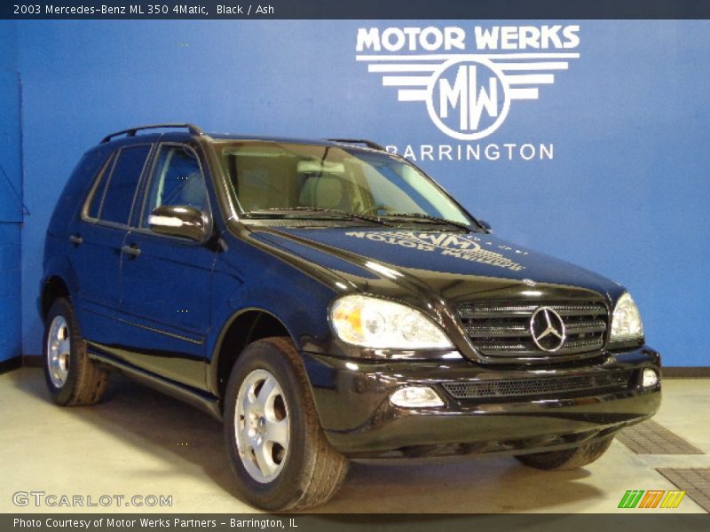 Black / Ash 2003 Mercedes-Benz ML 350 4Matic