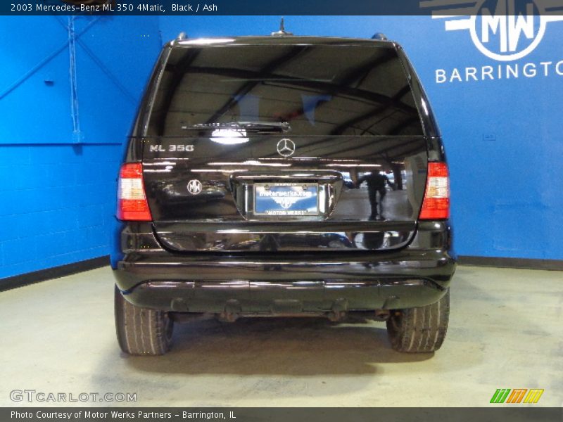 Black / Ash 2003 Mercedes-Benz ML 350 4Matic
