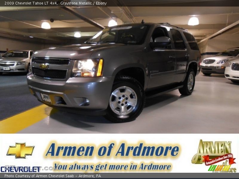 Graystone Metallic / Ebony 2009 Chevrolet Tahoe LT 4x4