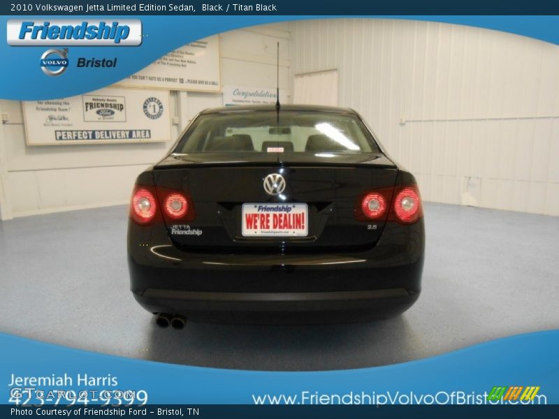 Black / Titan Black 2010 Volkswagen Jetta Limited Edition Sedan