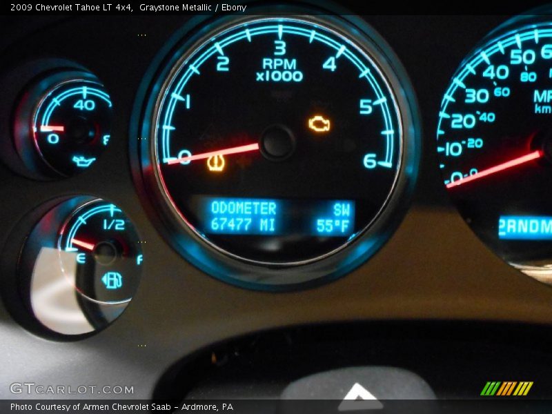 Graystone Metallic / Ebony 2009 Chevrolet Tahoe LT 4x4