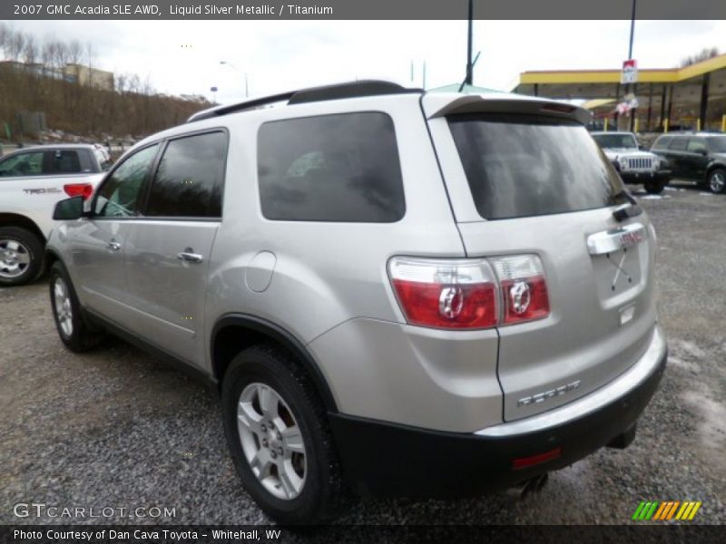 Liquid Silver Metallic / Titanium 2007 GMC Acadia SLE AWD