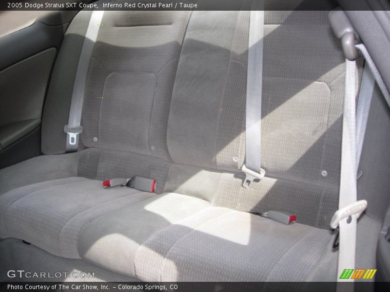 Rear Seat of 2005 Stratus SXT Coupe