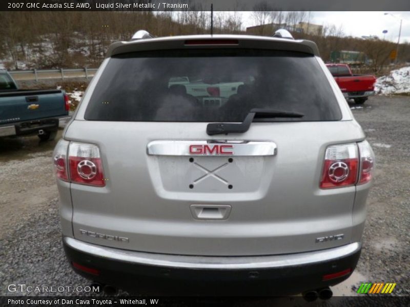Liquid Silver Metallic / Titanium 2007 GMC Acadia SLE AWD