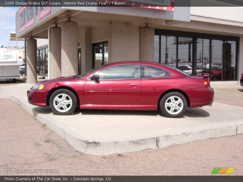 Inferno Red Crystal Pearl / Taupe 2005 Dodge Stratus SXT Coupe