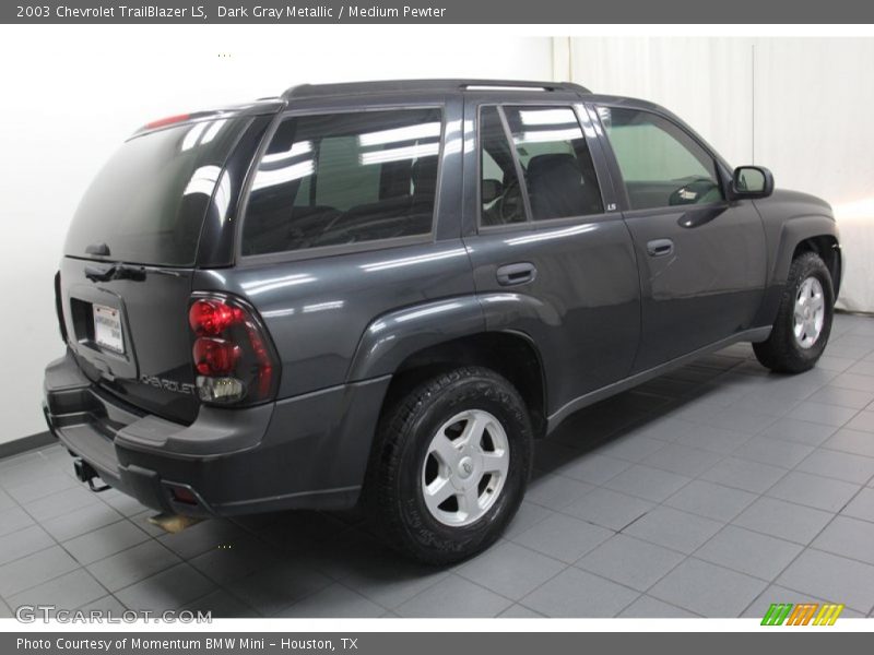 Dark Gray Metallic / Medium Pewter 2003 Chevrolet TrailBlazer LS