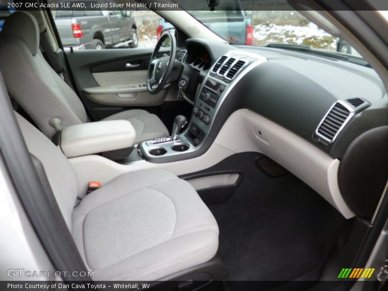 Liquid Silver Metallic / Titanium 2007 GMC Acadia SLE AWD