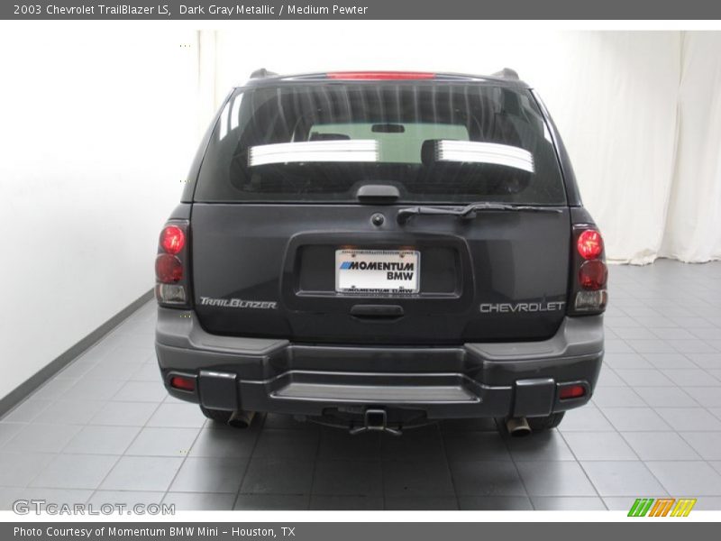 Dark Gray Metallic / Medium Pewter 2003 Chevrolet TrailBlazer LS