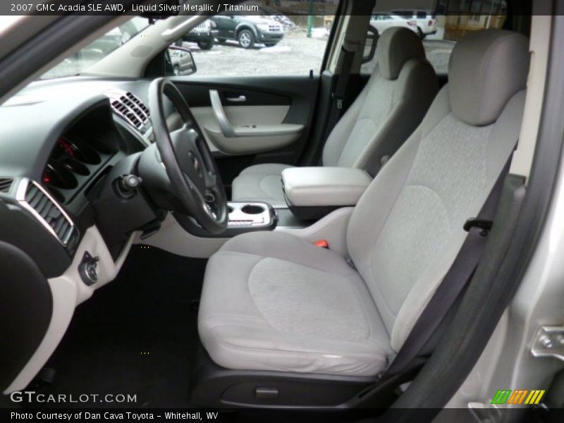 Liquid Silver Metallic / Titanium 2007 GMC Acadia SLE AWD