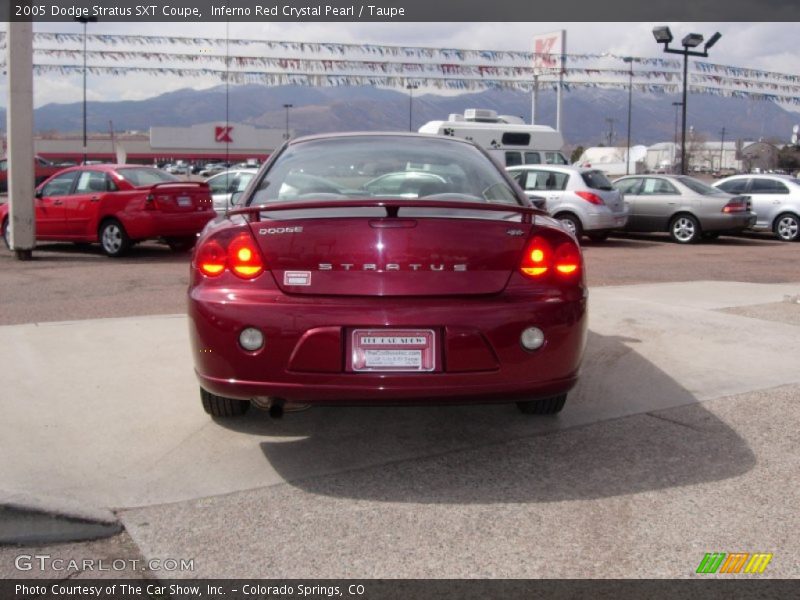 Inferno Red Crystal Pearl / Taupe 2005 Dodge Stratus SXT Coupe