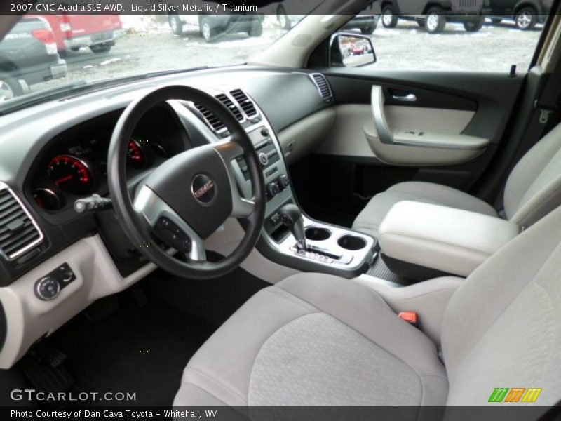 Liquid Silver Metallic / Titanium 2007 GMC Acadia SLE AWD