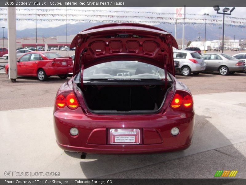Inferno Red Crystal Pearl / Taupe 2005 Dodge Stratus SXT Coupe