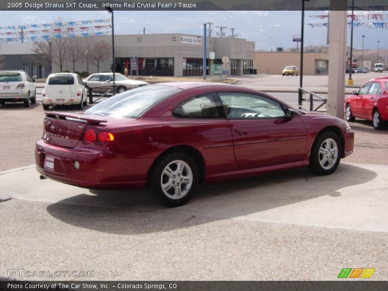 Inferno Red Crystal Pearl / Taupe 2005 Dodge Stratus SXT Coupe