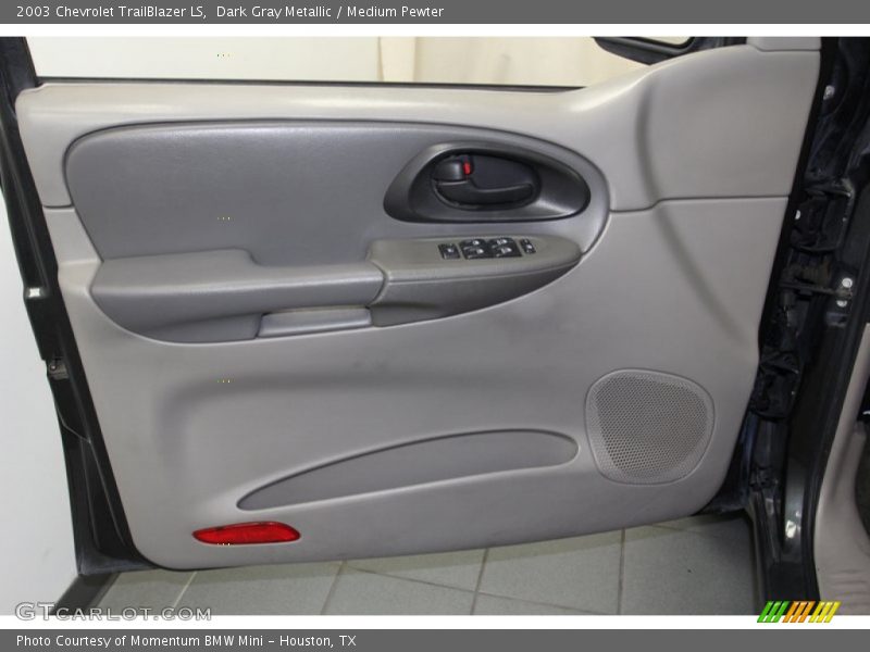 Dark Gray Metallic / Medium Pewter 2003 Chevrolet TrailBlazer LS