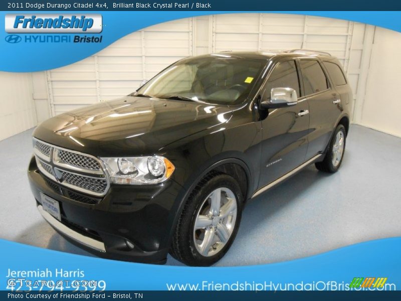 Brilliant Black Crystal Pearl / Black 2011 Dodge Durango Citadel 4x4