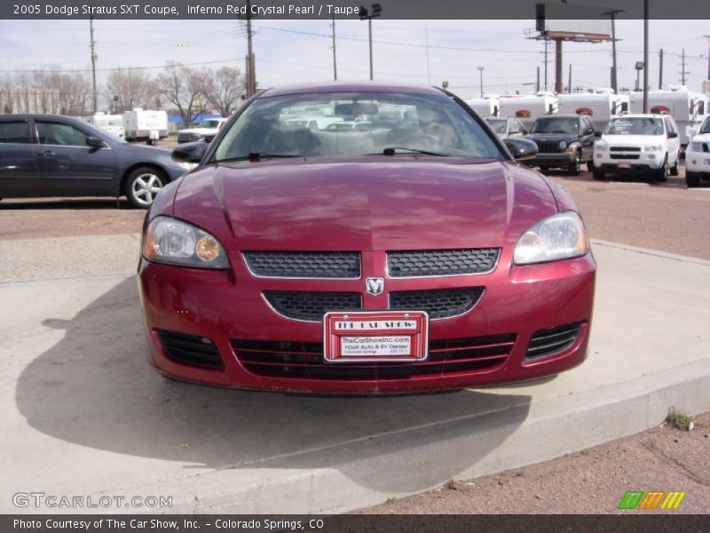 Inferno Red Crystal Pearl / Taupe 2005 Dodge Stratus SXT Coupe