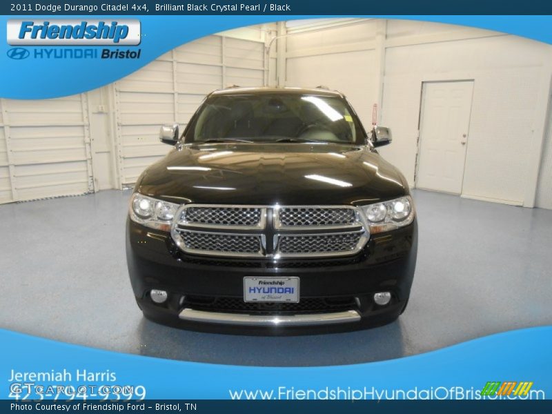 Brilliant Black Crystal Pearl / Black 2011 Dodge Durango Citadel 4x4