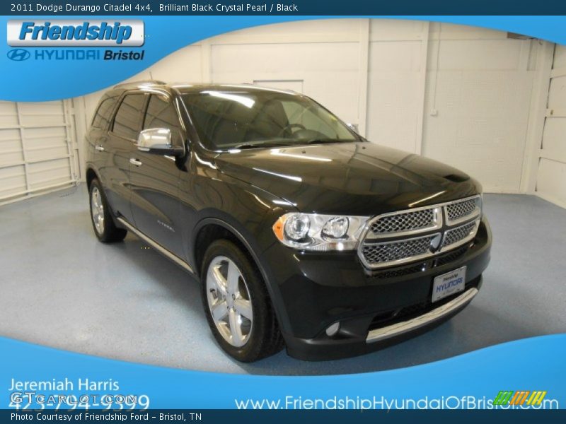 Brilliant Black Crystal Pearl / Black 2011 Dodge Durango Citadel 4x4