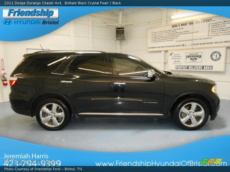 Brilliant Black Crystal Pearl / Black 2011 Dodge Durango Citadel 4x4